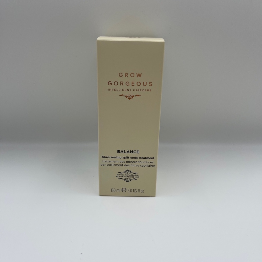NEW in box Grow Gorgeous Balance Fibre-Sealing Split Ends Treatment 150ml